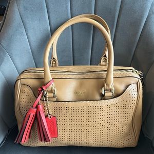 COACH Perforated Leather Handbag - RARE!